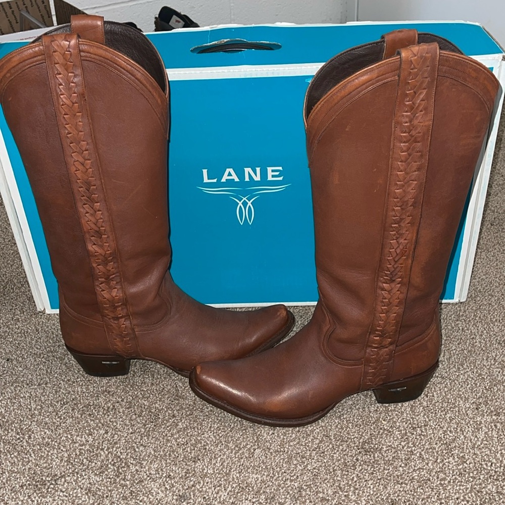 Lane katori boots size 11 removable fringe